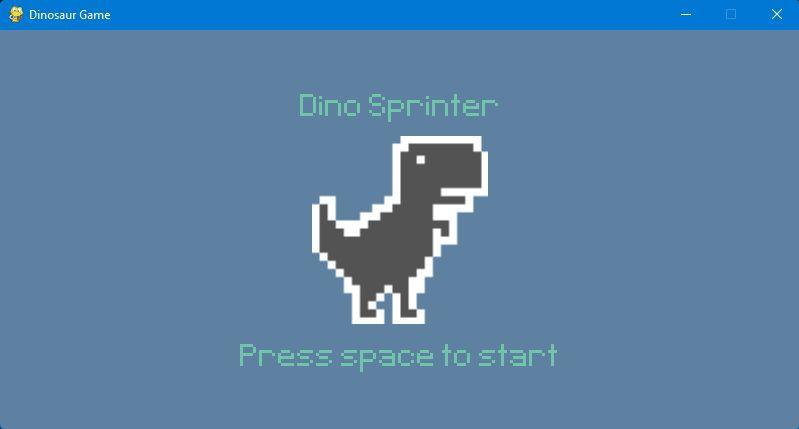 Chrome DinoGame